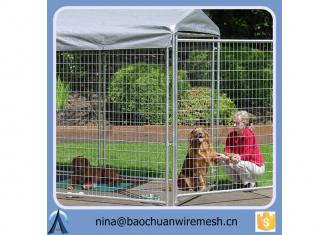 fully assembled Large Outdoor Dog Kennel