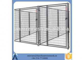 fully assembled Welded mesh wire dog kennel