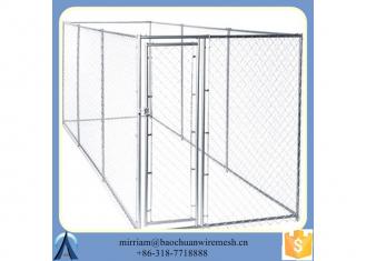 Welded mesh wire dog kennel easy to clean