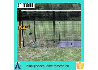 Galvanized Dog Cage easy to clean