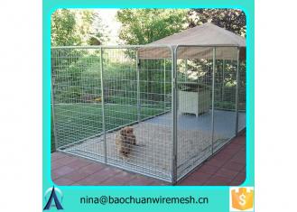 Galvanized Dog Cage easy to clean