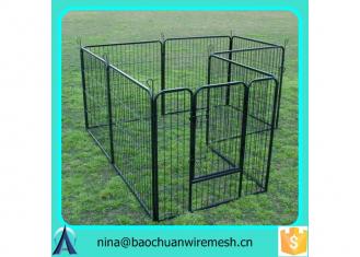 Galvanized Dog Cage easy to clean