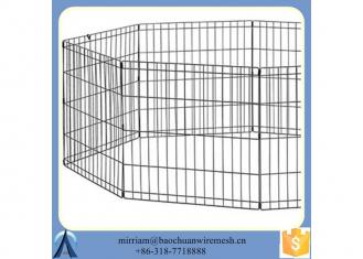 2 x 4 Welded Wire Modular Kennel easy to clean