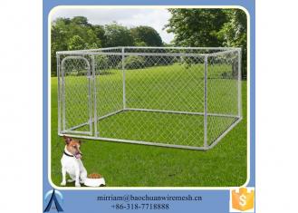 Lucky Dog 6x10-foot Galvanized wire kennel easy to clean