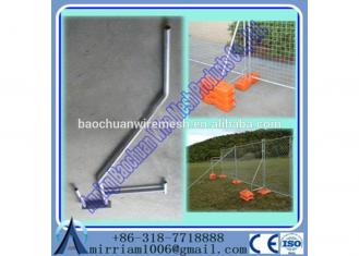 high quality strong temporary fence brace galvanized temp fence stays galvanised temporary fence brace