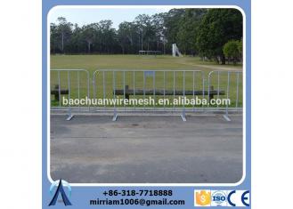 best service high quality reasonable price used hot dipped galvanized steel powder coated Crowed Control Barrier