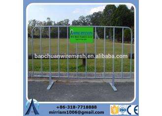 durable and anti-rust used hot dipped galvanized steel powder coated Crowed Control Barrier