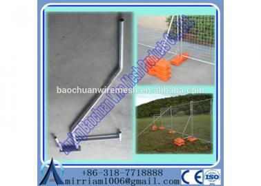 high quality strong temporary fence brace galvanized temp fence stays galvanised temporary fence brace #3 image