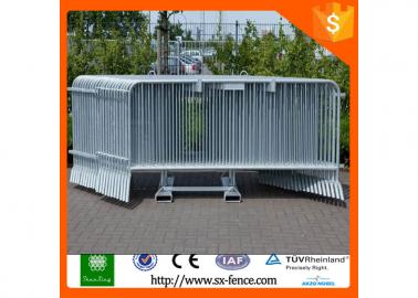 Pedestrian high barriers construction site with crowd traffice barrier #1 image